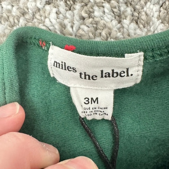 Miles the Label Santa Holiday Zip Romper - 3M - Christmas‎ Outfit - Picture 3 of 7